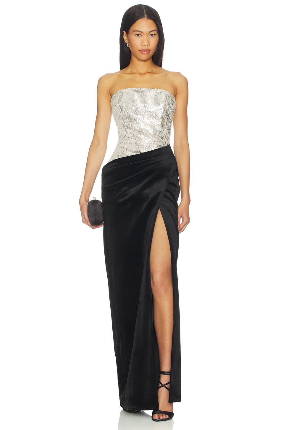 revolve Samantha Black Dress