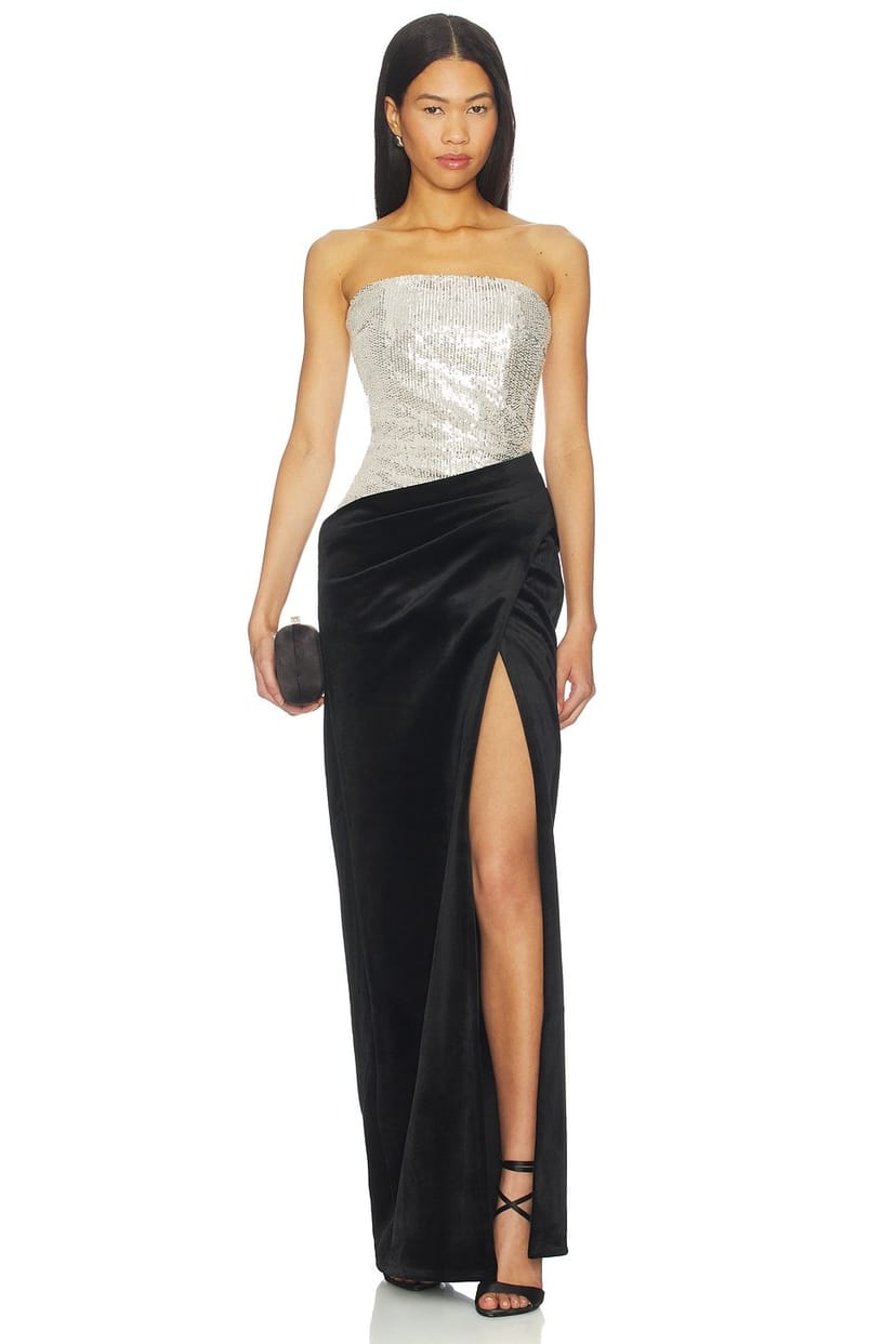 revolve Samantha Black Dress - 1