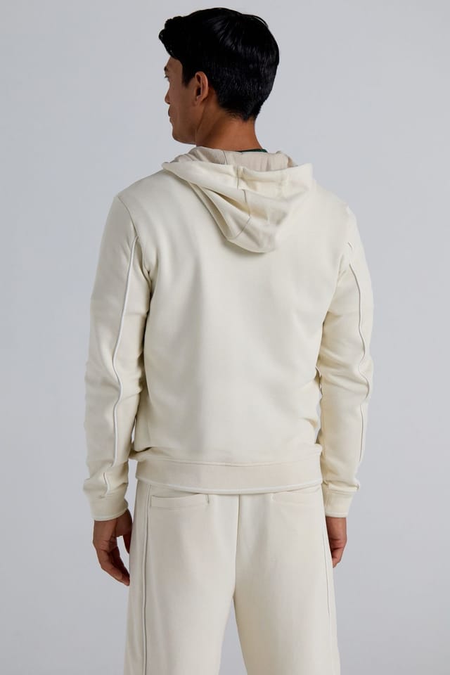 Original Creator Original Creator Men's Emblem Zip Hoodie - Off-White - 3