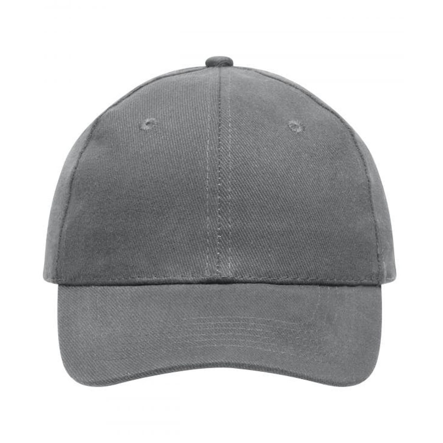 Myrtle Beach Myrtle Beach Men's 6 Panel Heavy Cotton Cap in Dark Grey
