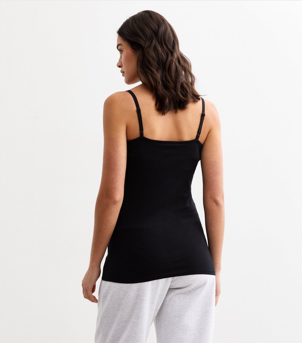 New Look Women's Black Scoop Neck Jersey Nursing Vest New Look - 4