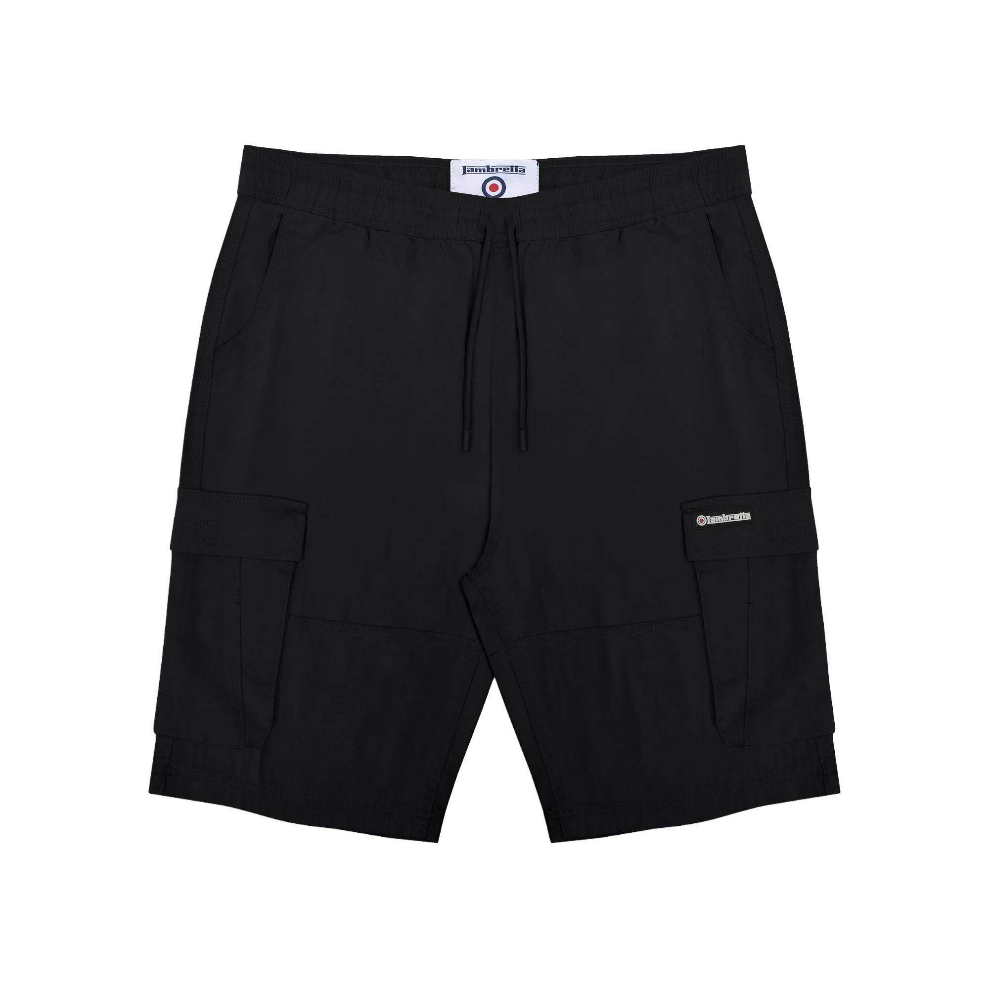 Lambretta Lambretta Men's Utility SS25 Cargo Shorts in Black - 2