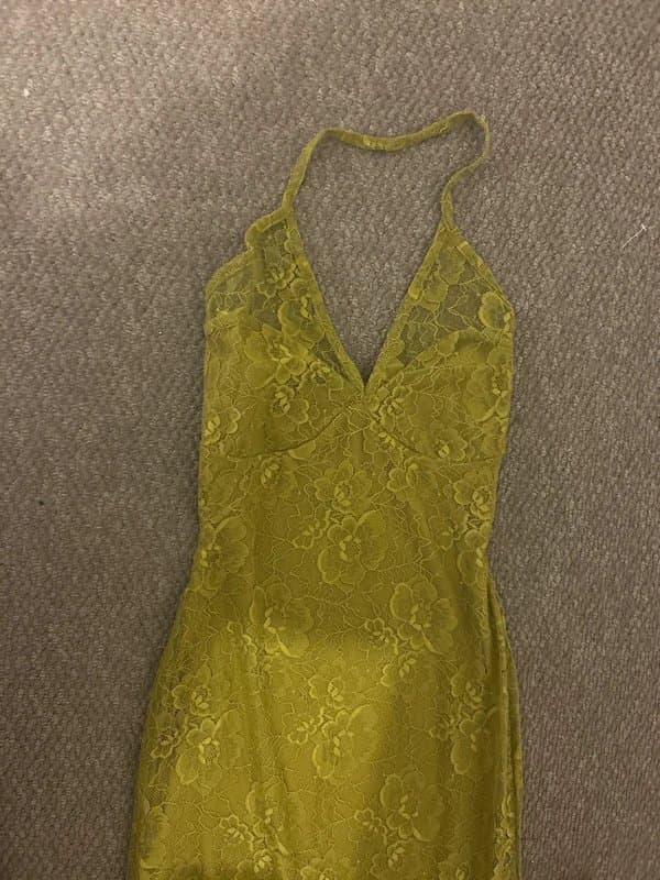 ASOS asos lace halter maxi dress