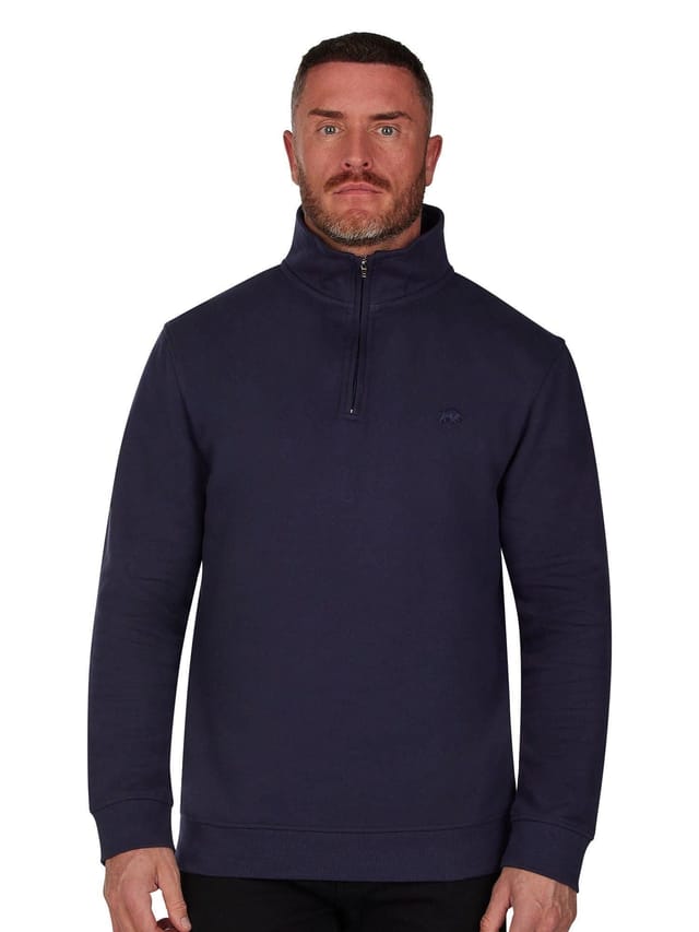 raging bull Raging Bull Men's Classic Quarter Zip in Navy - 2