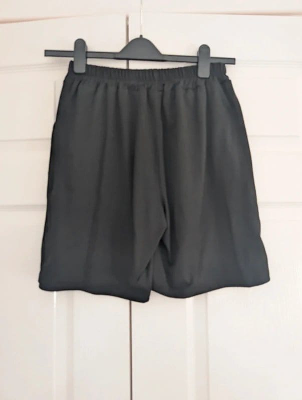 Black Celestial Embroidery Shorts