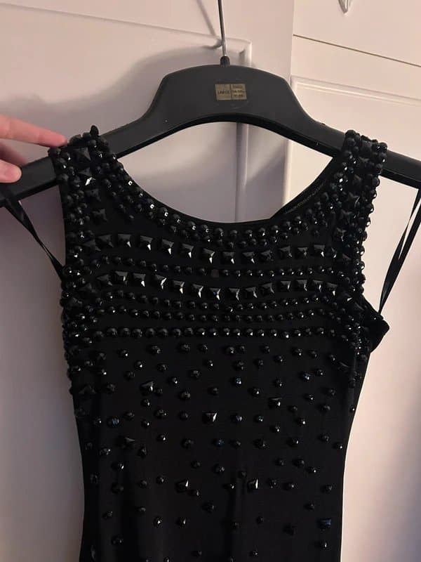 New Look Sequin black dress