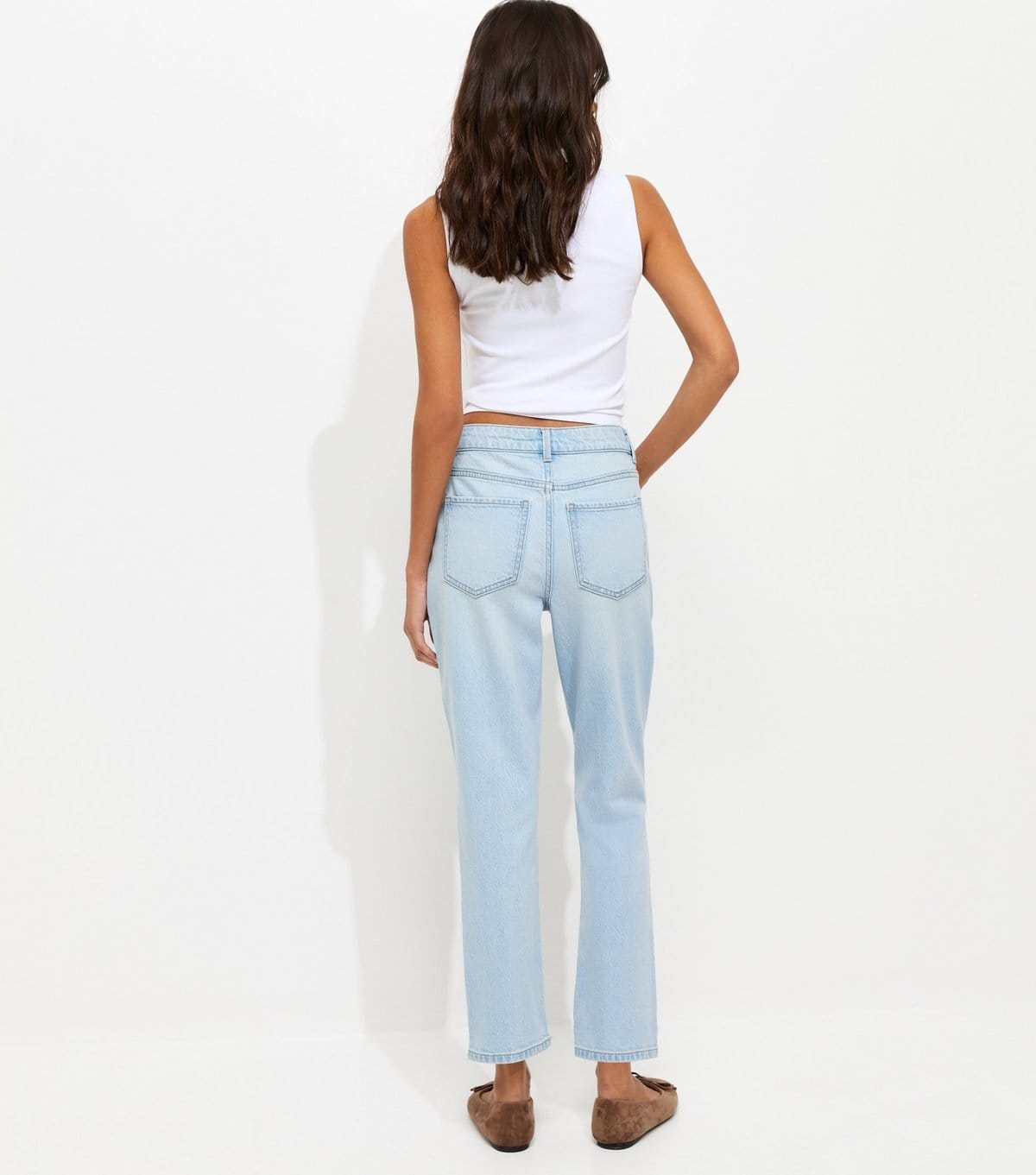 New Look Women's Light Blue Hannah Straight Leg Jeans New Look - 4