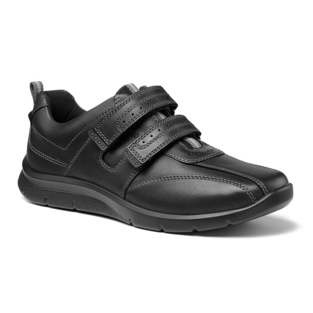 Hotter Hotter Men's Wide Fit 'Energise' Casual Shoe in Black - 2