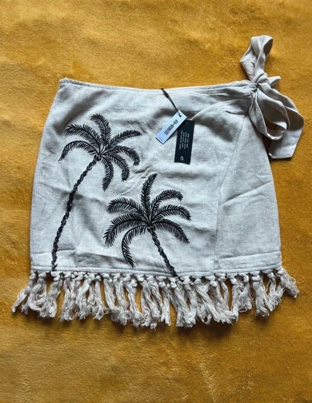 4th & Reckless 4th & reckless line blend pal tree wrap skirt