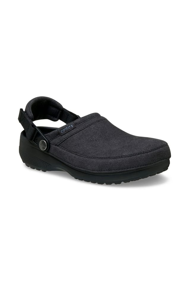 Crocs Crocs Women's Classic Crafted Suede Clog Black - 2