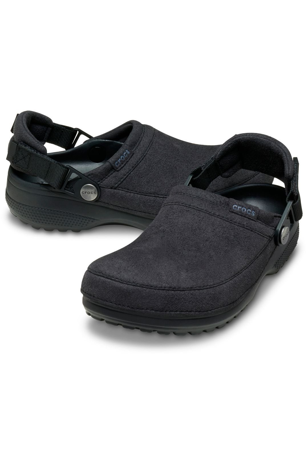 Crocs Crocs Women's Classic Crafted Suede Clog Black - 4