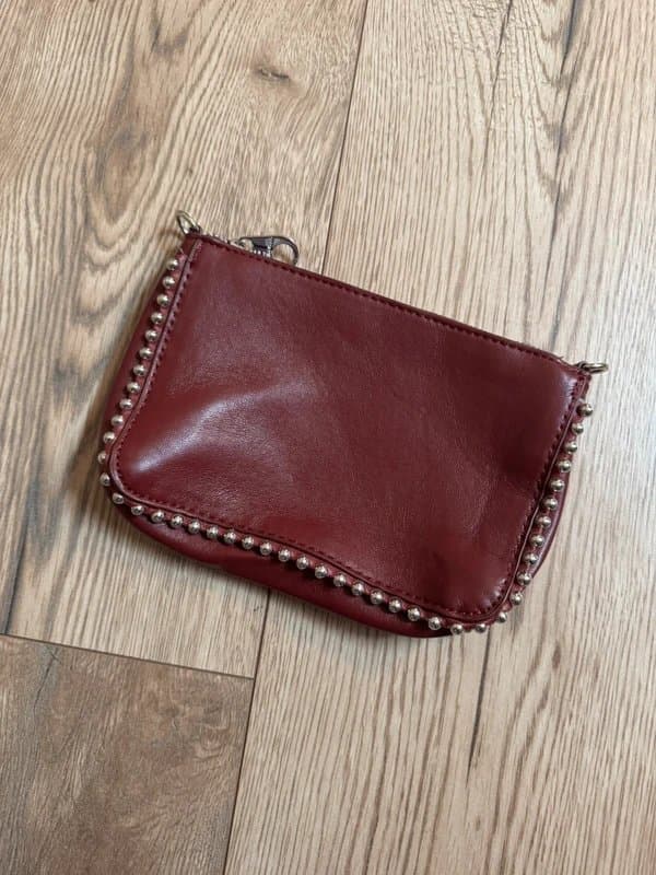 Bershka Studded leather pouch/ purse