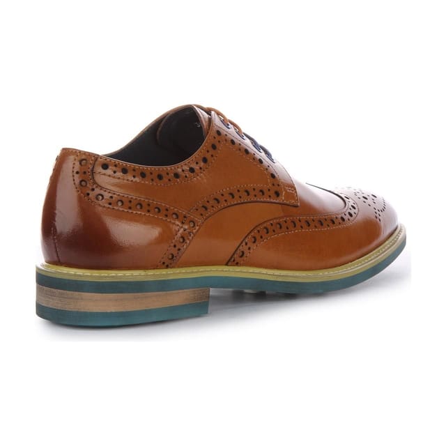 JUSTINREESS ENGLAND JUSTINREESS ENGLAND Men's 'James' Leather Shoes in Brown - 3