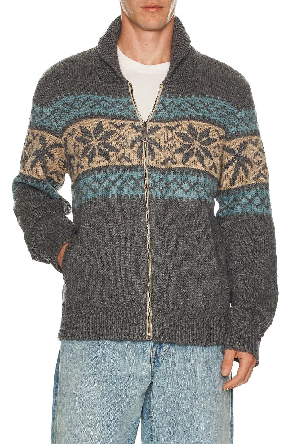 revolve Surf To Snow Zip Cardigan