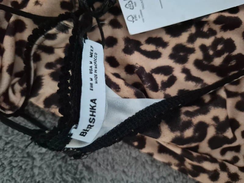 Bershka Breshka leopard print dress M.