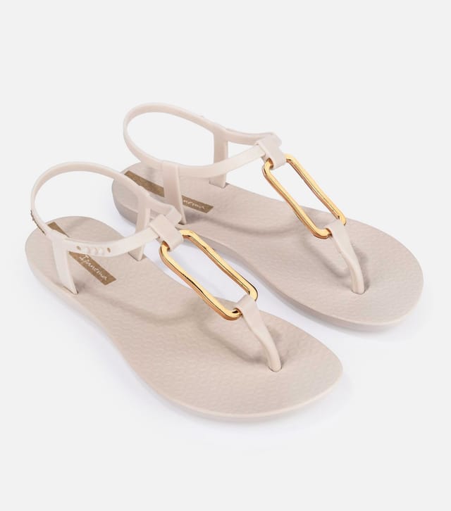 Ipanema Women's Oatmeal Class Modern Flat Sandals Ipanema New Look - 2