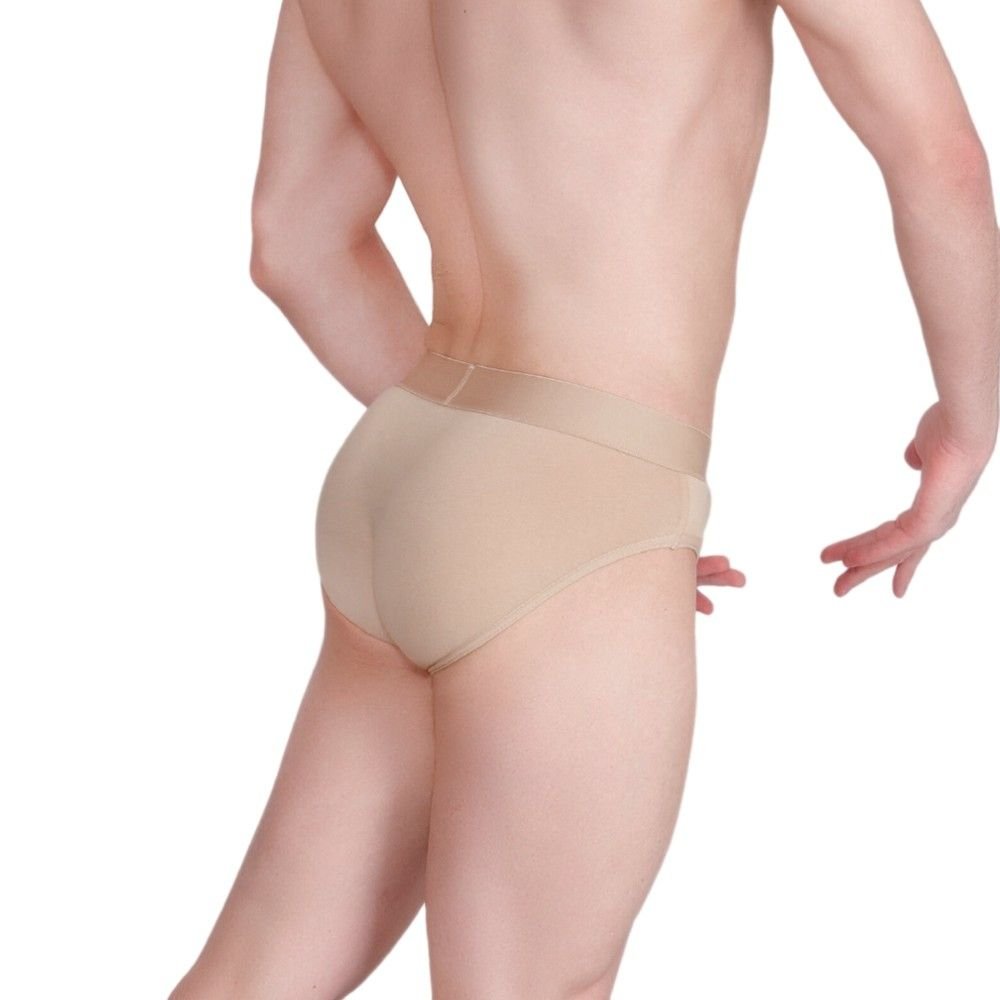 Silky Dance Silky Dance Men's Full Seat Dance Briefs in Nude - 2