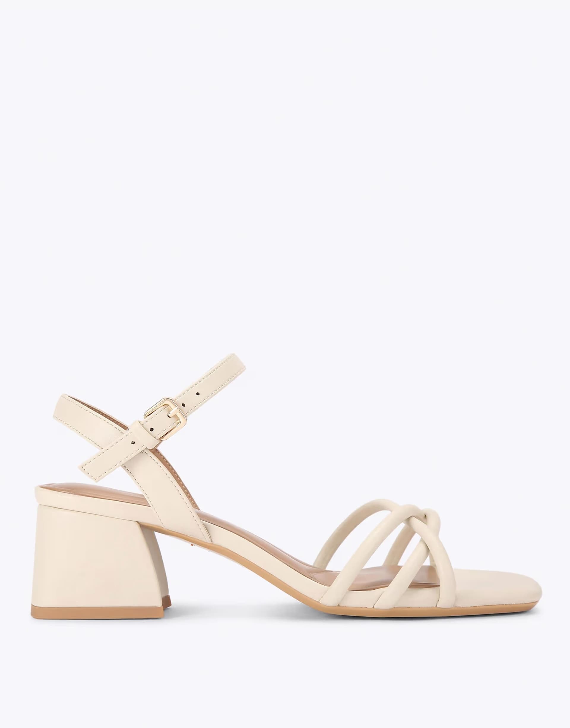 ASOS KG Kurt Geiger Sable heeled sandals in bone