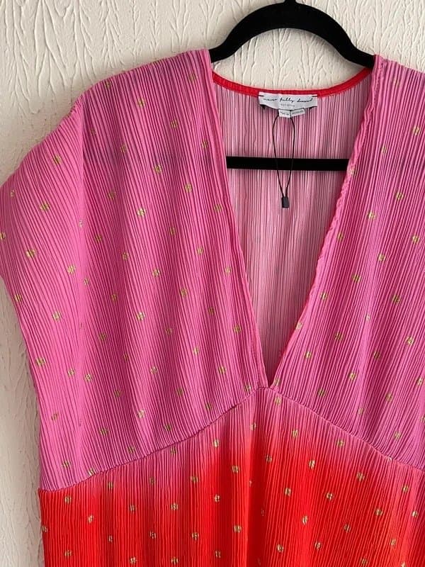 Never Fully Dressed Never fully dressed Pink Ombré Elodie dress size UK 22