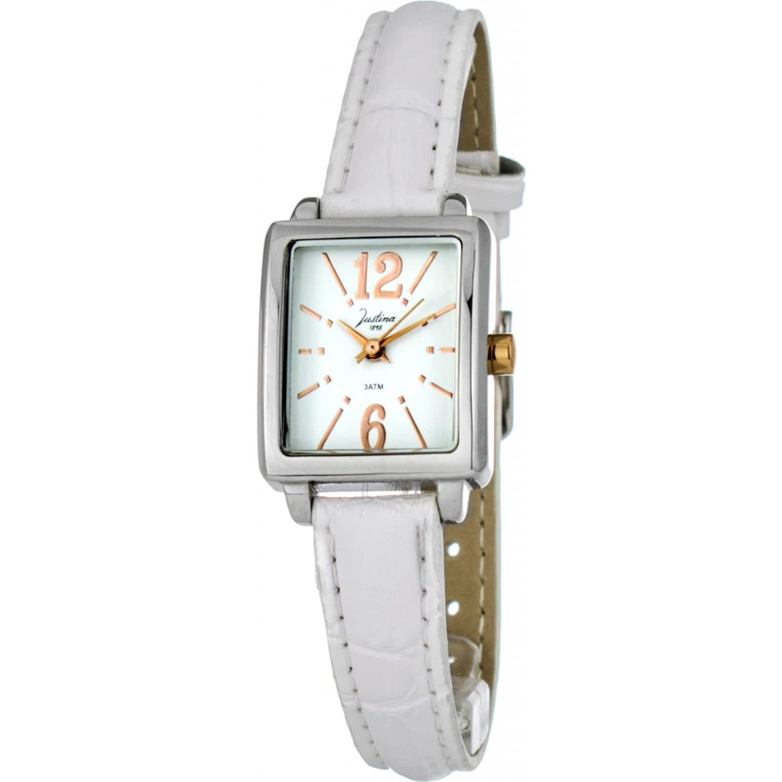Justina Justina Women's 21992B 22mm Quartz Watch in White