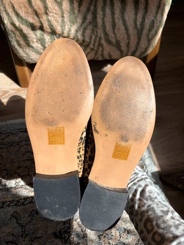 ASOS Asos Suede Like Leopard Loafers