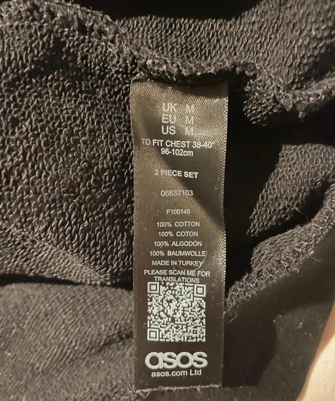 ASOS ASOS men's black hoody