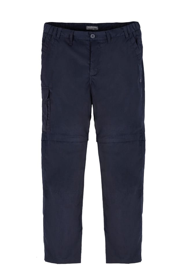 Craghoppers Craghoppers Men's Expert Kiwi Active Anti-Insect Zip-Off Workwear Trousers in Dark Navy - 3