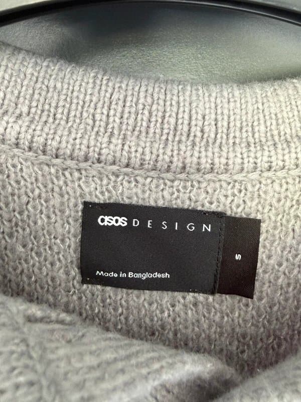 ASOS ASOS Oversized knitted polo shirt jumper