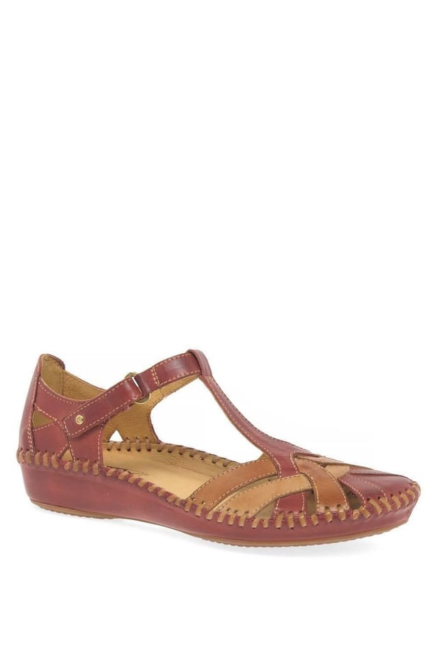 Pikolinos Pikolinos Women's Vallarta Casual Sandals in Red - 2