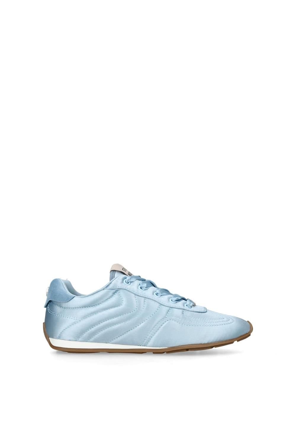 Steve Madden STEVE MADDEN Women's 'Abbi Blue Satin' Satin Trainers