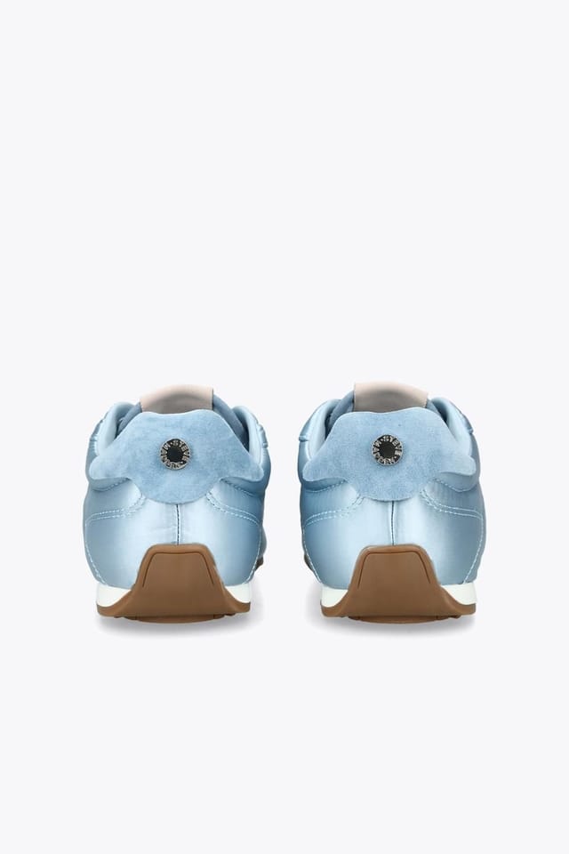 Steve Madden STEVE MADDEN Women's 'Abbi Blue Satin' Satin Trainers - 3