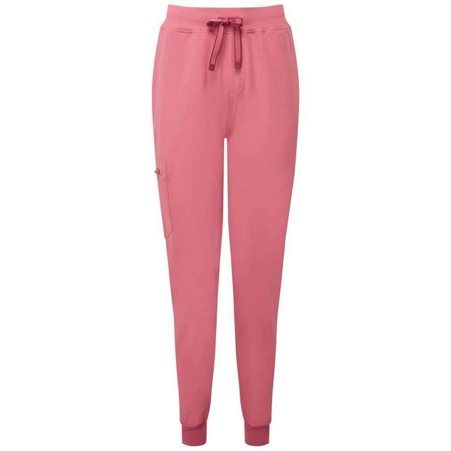 Onna Onna Women's Energized -Stretch Jogging Bottoms in Bright Pink