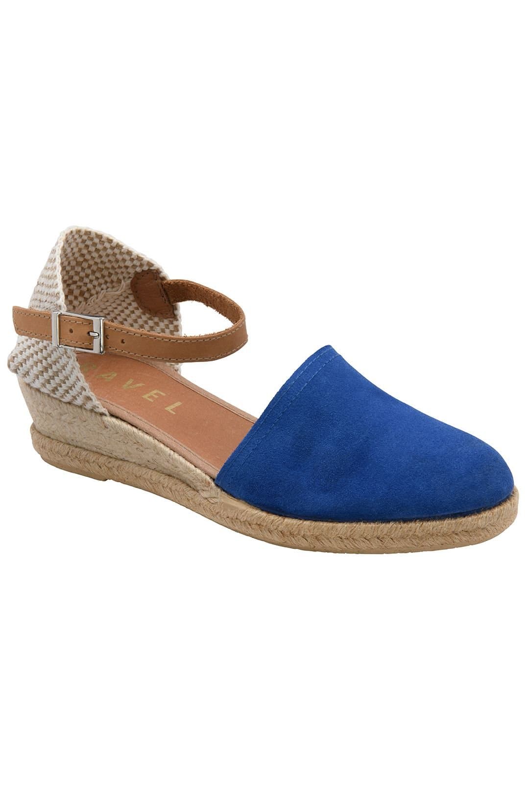 Ravel Ravel Women's 'Fulbeck' Suede Wedge Sandals in Blue