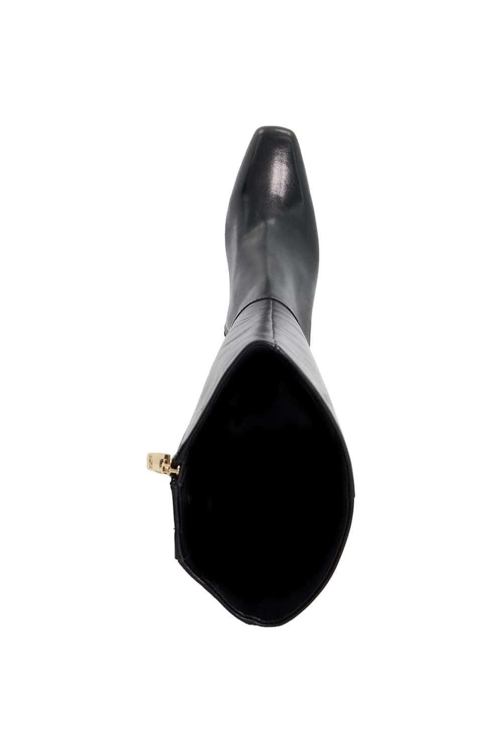 Dune London Dune London Women's 'Salfie' Leather Knee High Boots in Black - 4