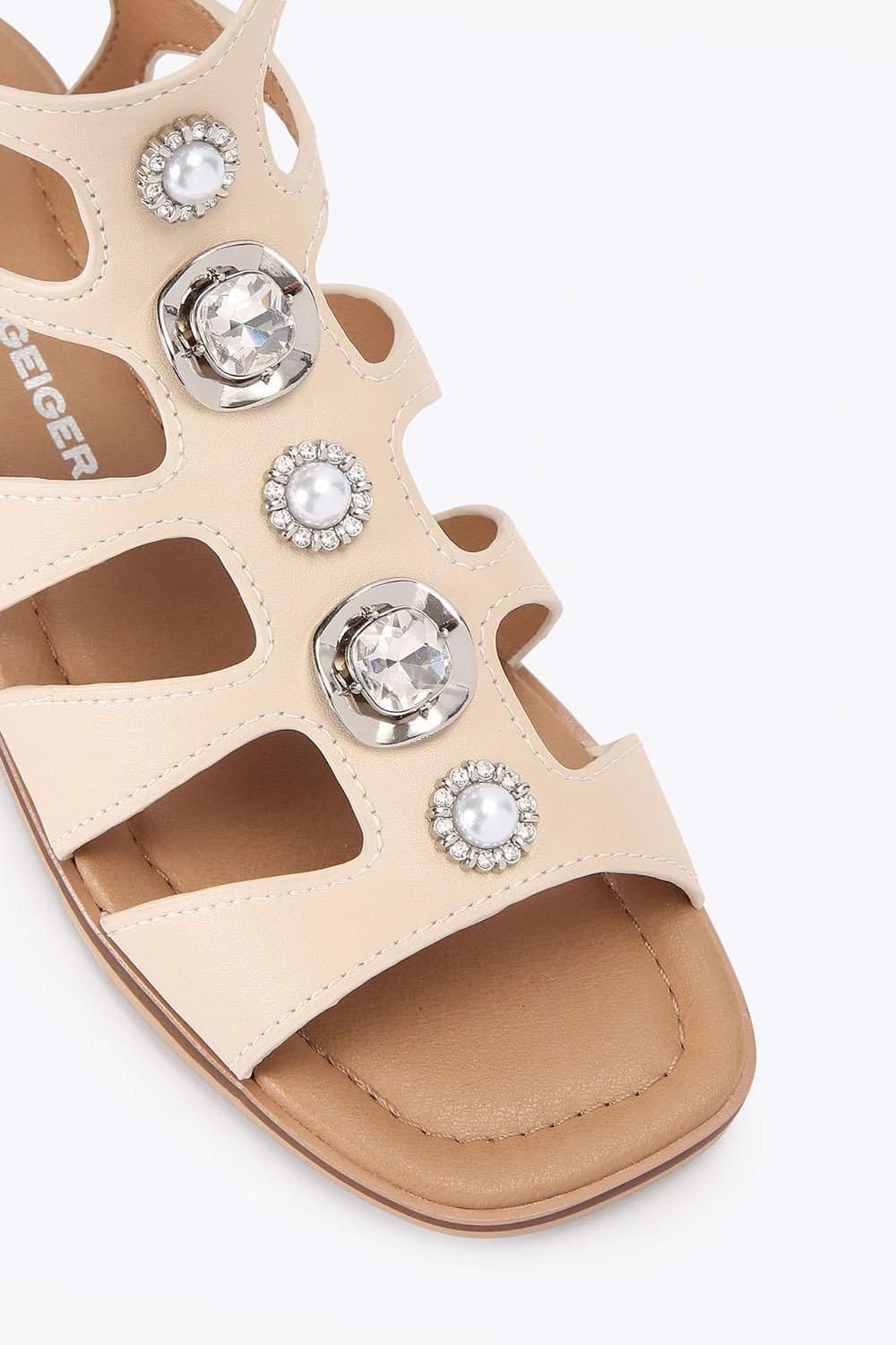 KG Kurt Geiger KG Kurt Geiger Women's 'Roa' Sandals in Cream - 4