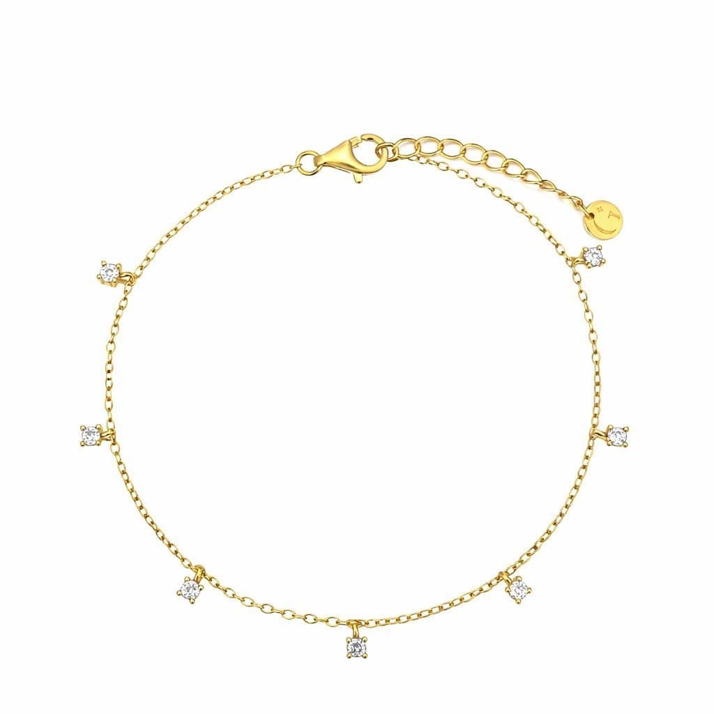 Gold Trip Gold Trip Women's Crystal Gemstone Bracelet in Gold