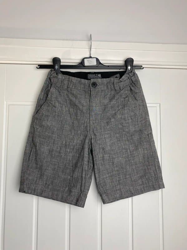 H&M Boys Grey H&M Shorts Age 9-10 Years Adjustable Waist