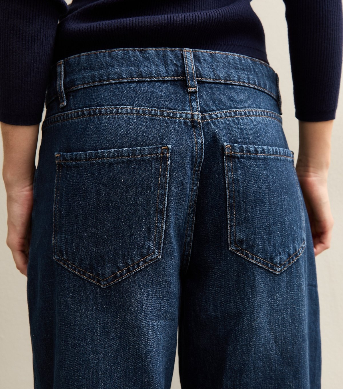 New Look Women's Blue Low Rise Wide Leg Jeans New Look - 3