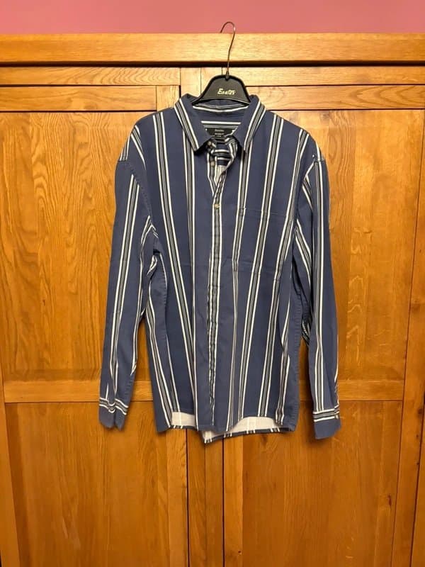 Bershka Men’s striped over shirt