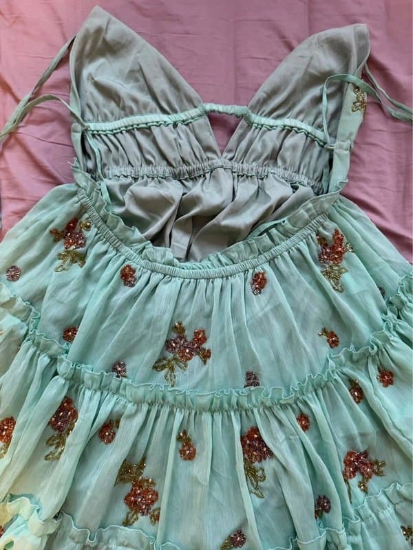 ASOS fully embellished mini dress
