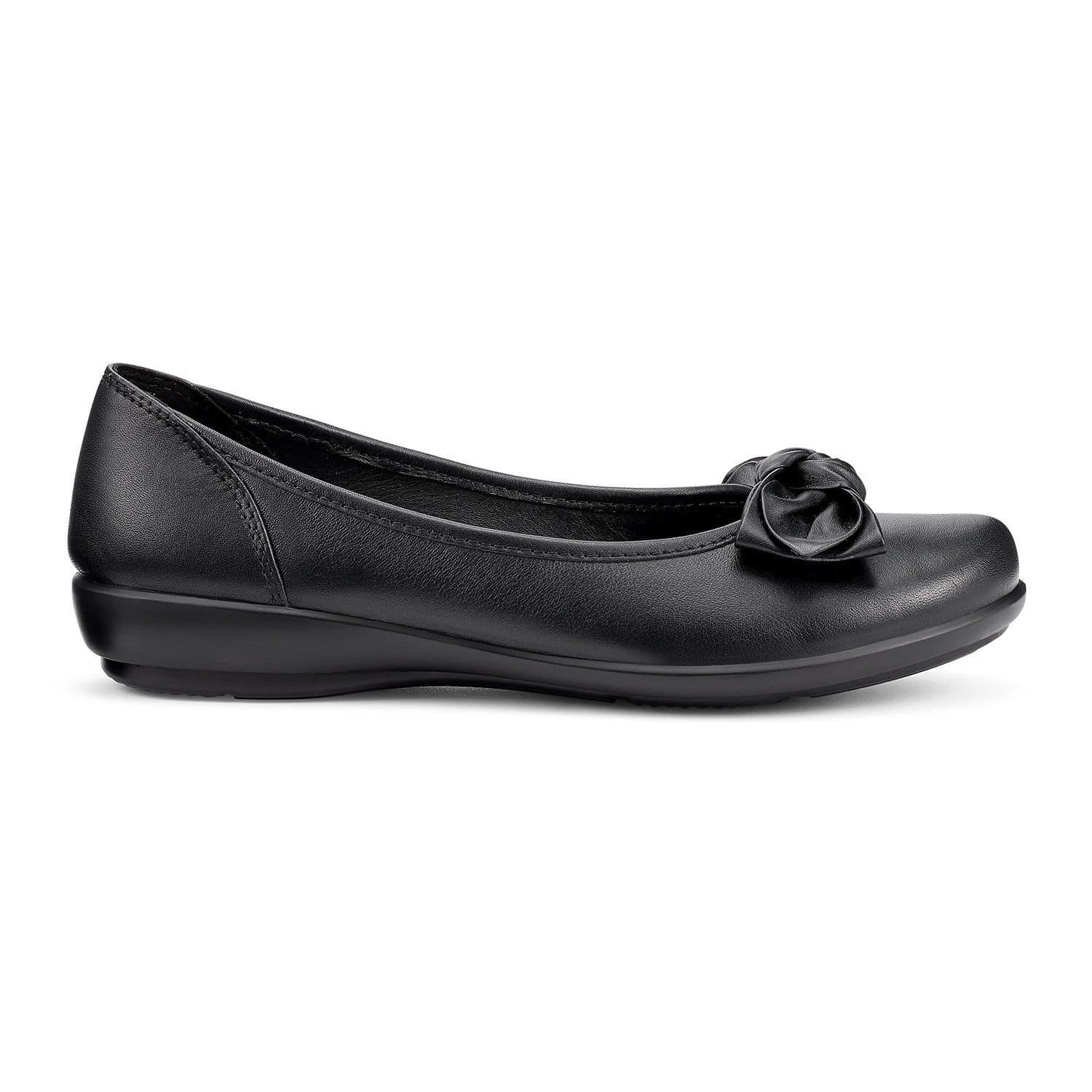 Hotter Hotter Women's Wide Fit 'Jewel' Ballerina Pumps in Black