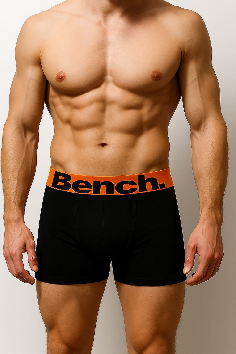 Bench Bench Men's 3 Pack Cotton Boxers Underwear - Tonder Collection in Black - 4