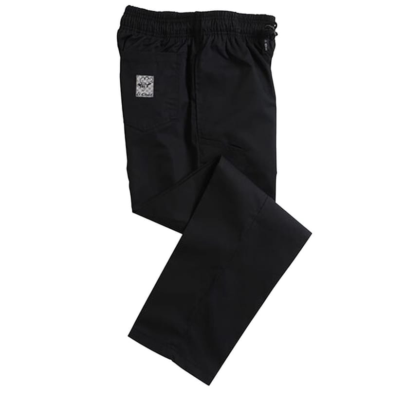 Le Chef Le Chef Men's Professional Chef Trousers in Black - 1