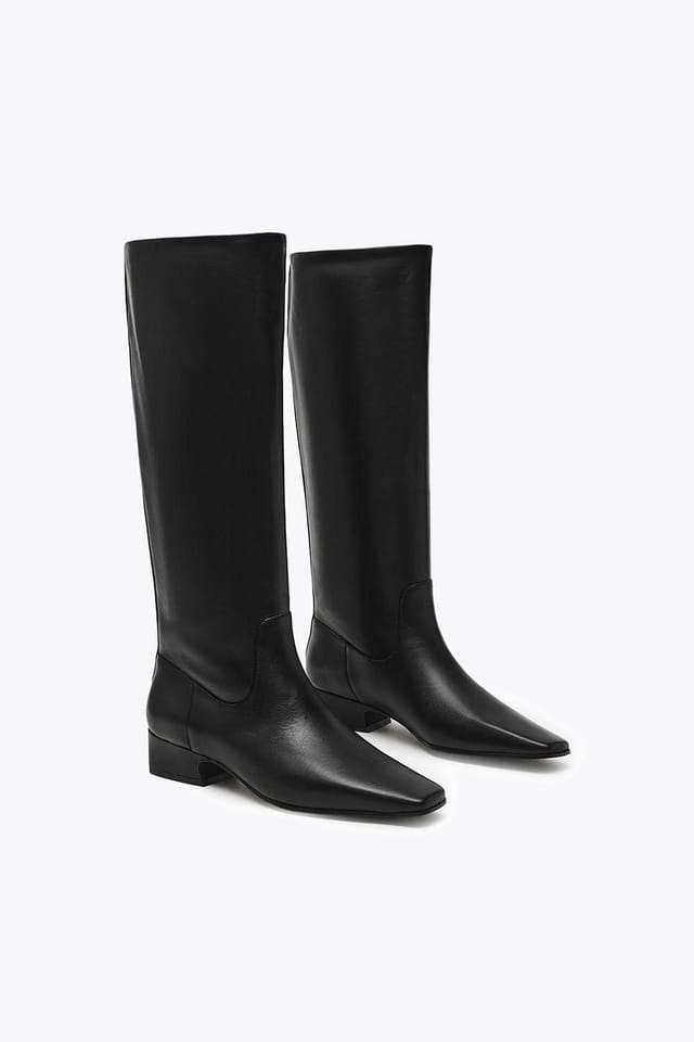 Steve Madden STEVE MADDEN Women's 'Dantelle Boot Black' Leather Boots in Black - 2