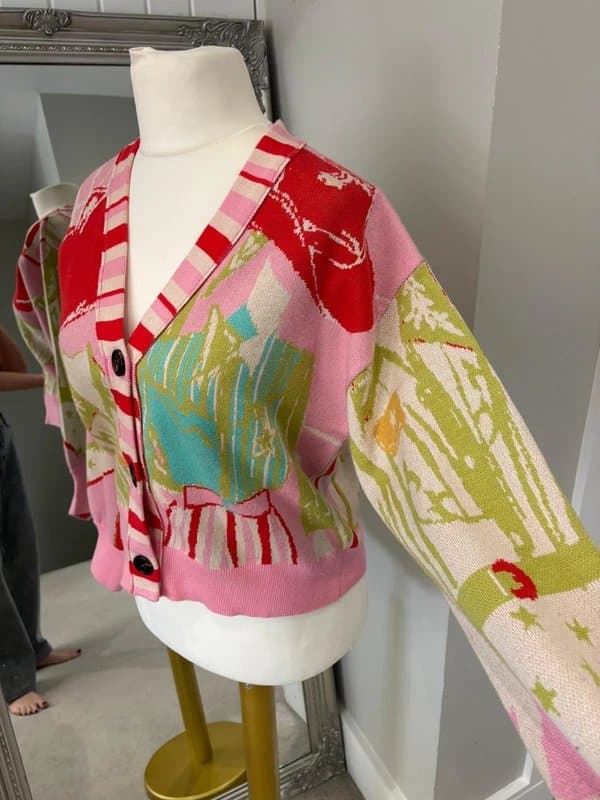 Never Fully Dressed Never fully dressed pink Dallas cardigan small