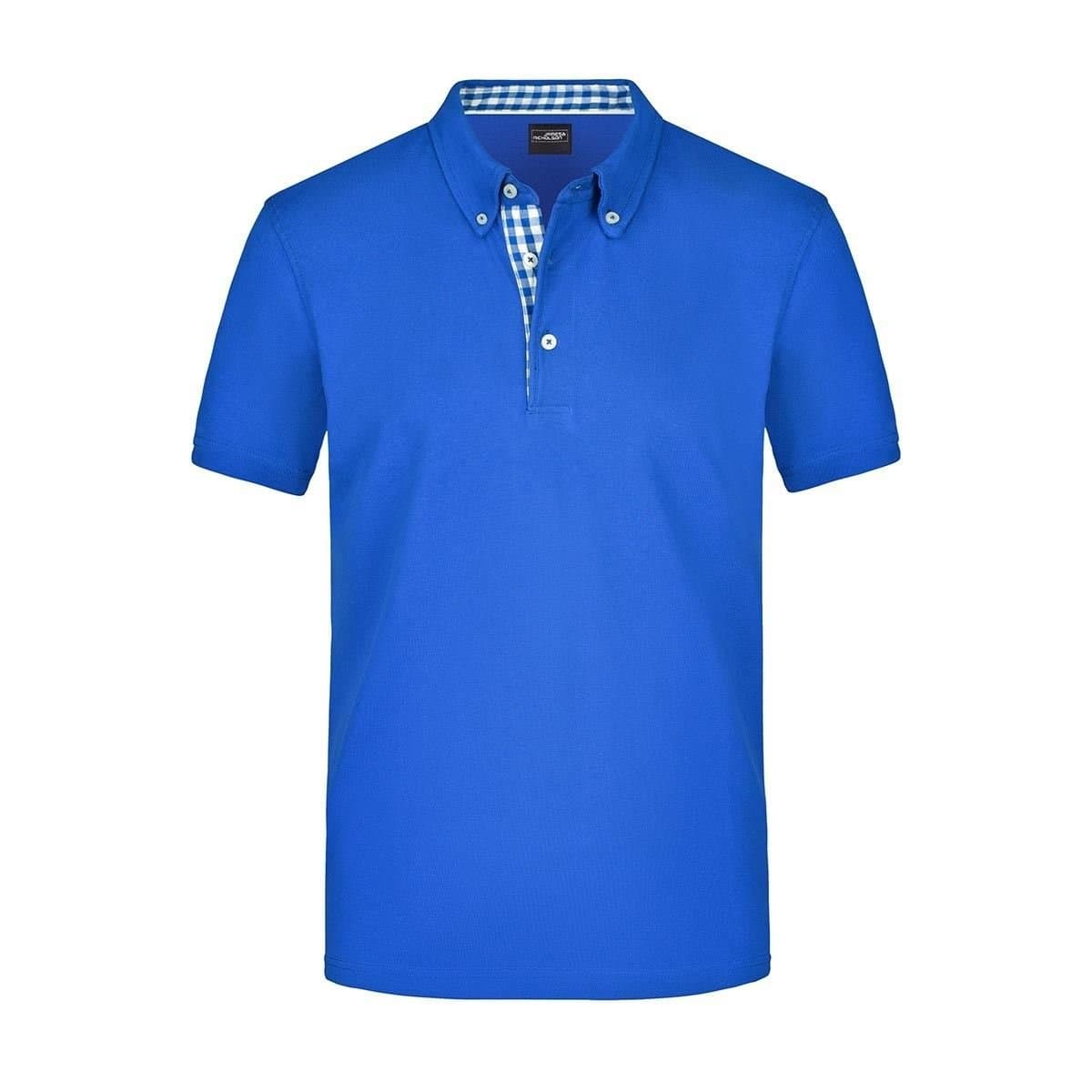 James and Nicholson James and Nicholson Men's Plain Polo Shirt in Royal