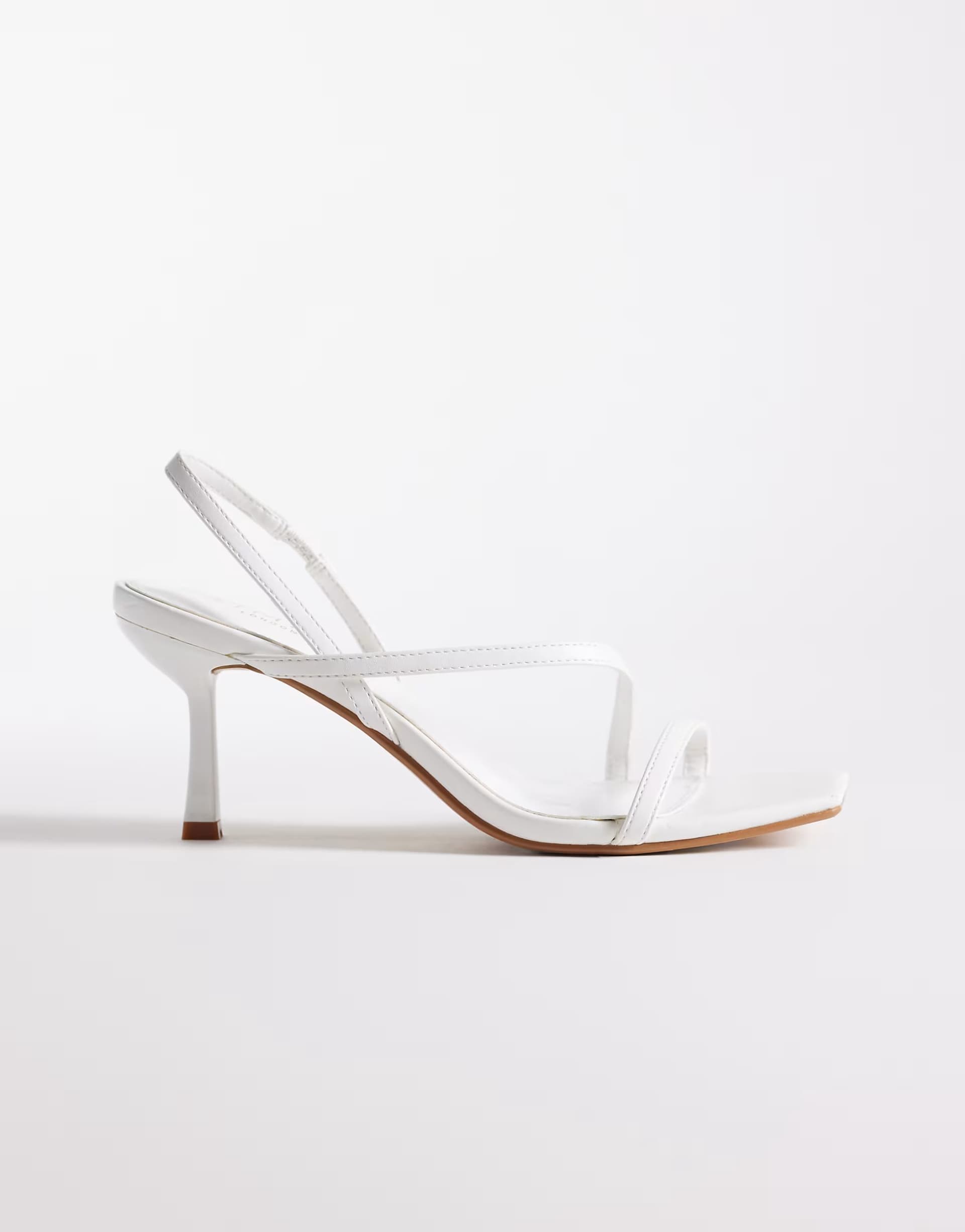 ASOS ASOS Simmi London Natasha Strappy Heeled Sandals In White
