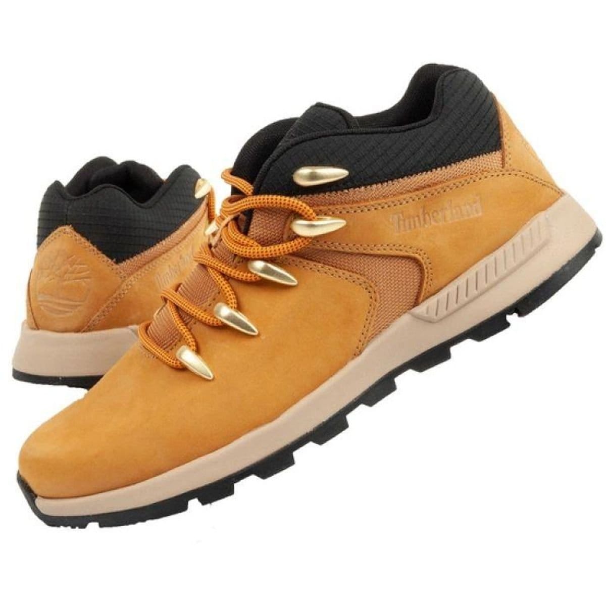 Timberland Timberland Men's Sprint Trekker Leather Trainers in Brown - 4