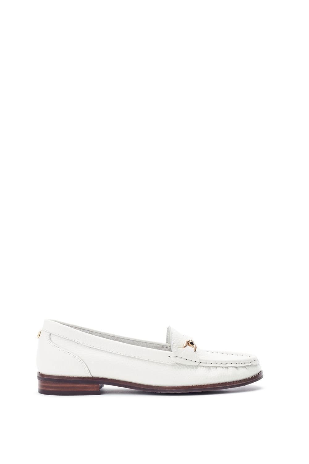Moda In Pelle Moda In Pelle Women's 'Emella' Leather Loafers in White