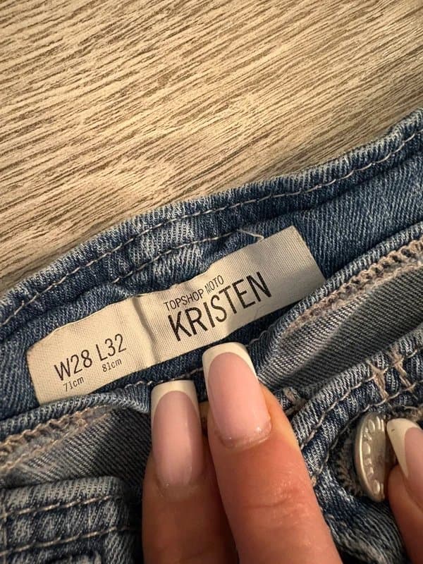 Topshop Topshop Moto Kristen Y2K Low Rise Skinny Jeans Light Wash W28 L32